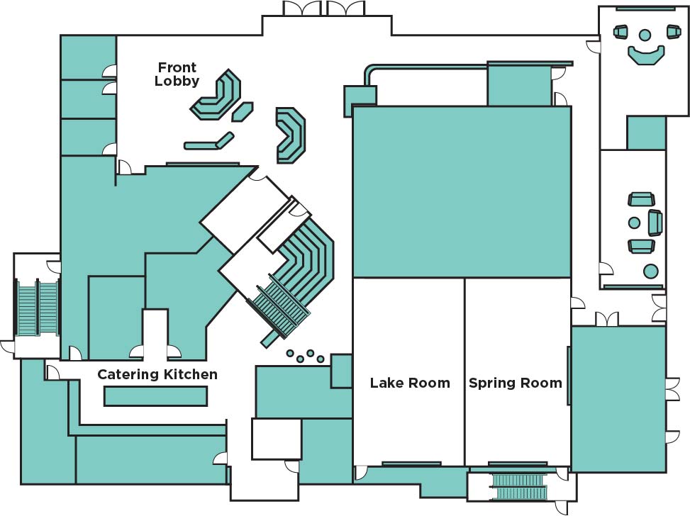 Lake and Spring Room Map