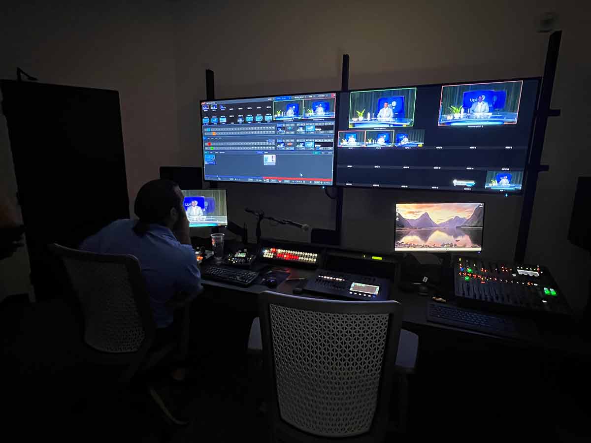 TV Studio Control Room