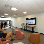 Tech room during a grand opening at ORRA