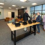 Tech room during a grand opening